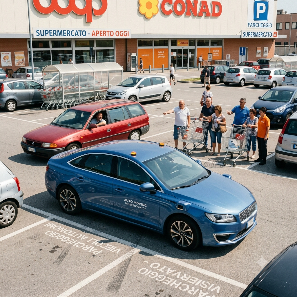 Ford presenta l’auto che si sposta da sola per evitare gli urti quando è parcheggiata