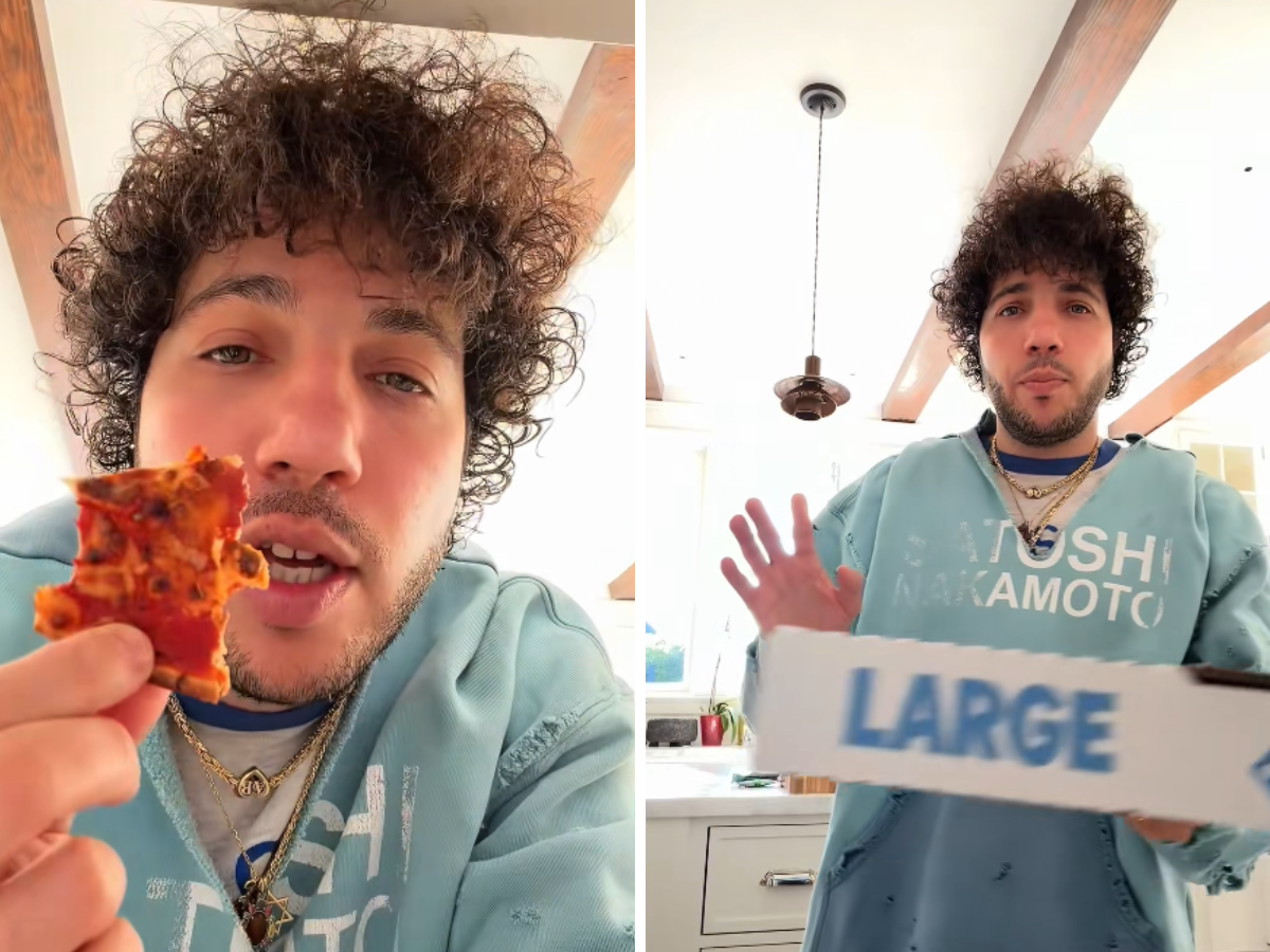 Benny Blanco a dieta: perde 2 kg mangiando solo pizza per 5 giorni