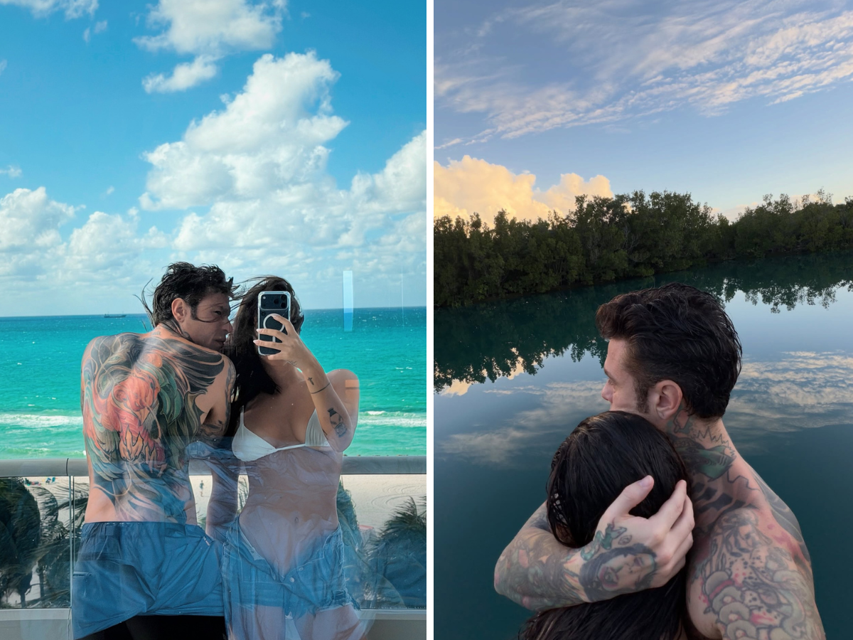 Fedez, prima foto di famiglia: in Sardegna con Giulia e Edoardo Lupo