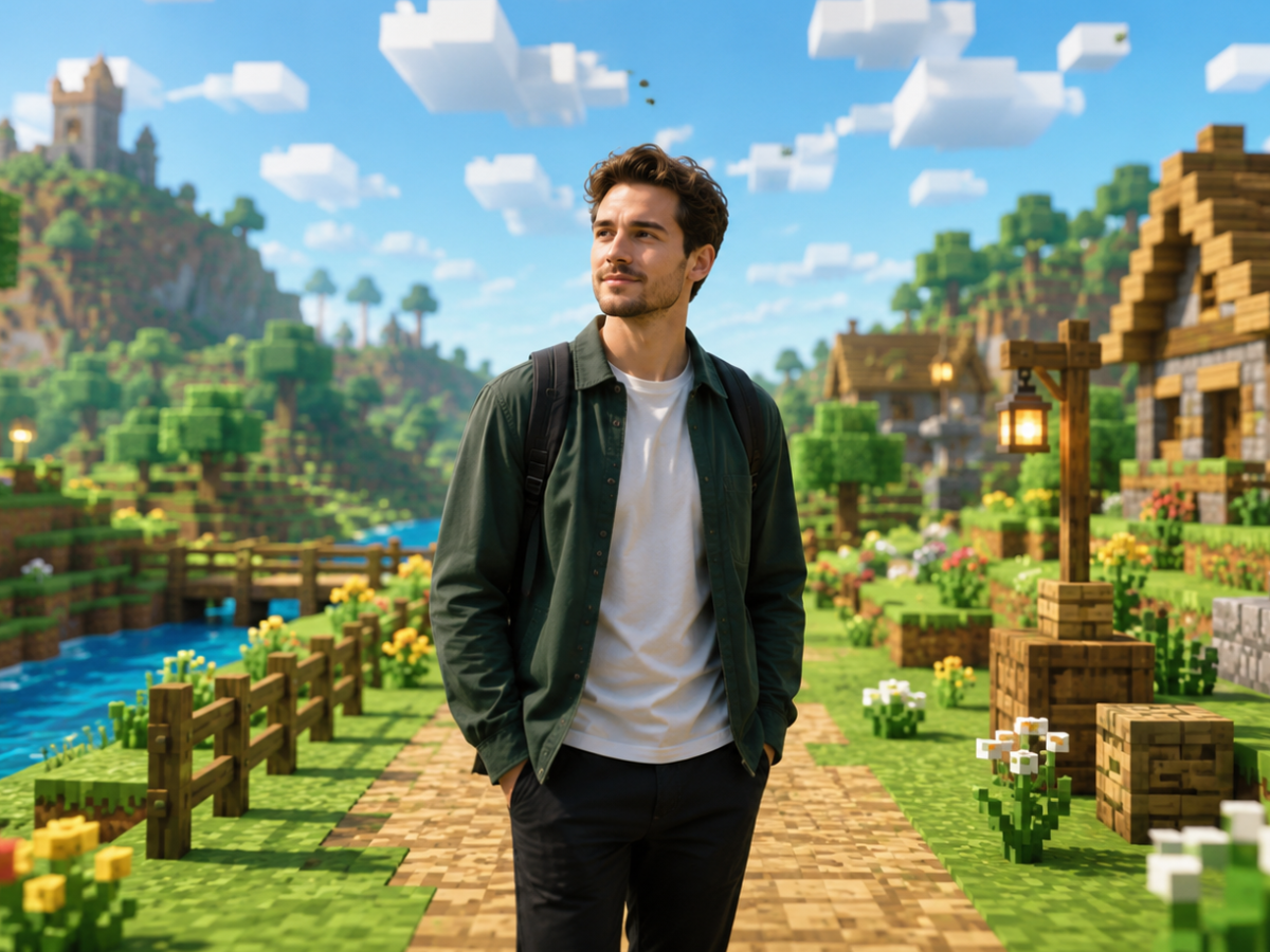 Foto stile Minecraft con l'AI: il prompt da usare