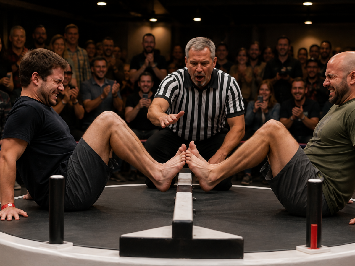 Toe Wrestling: cos'è e come funziona la lotta con gli alluci