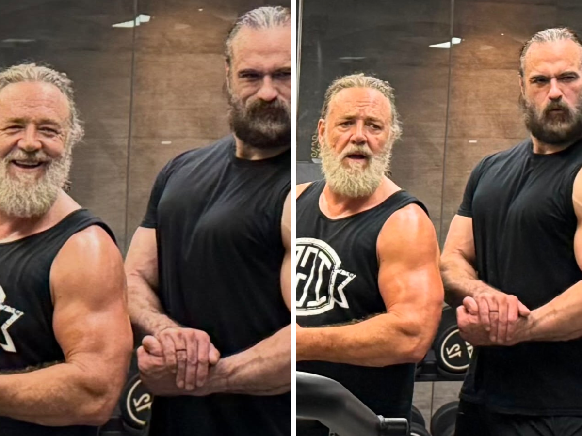 Russell Crowe in una forma fisica impeccabile per “The Last Druid”