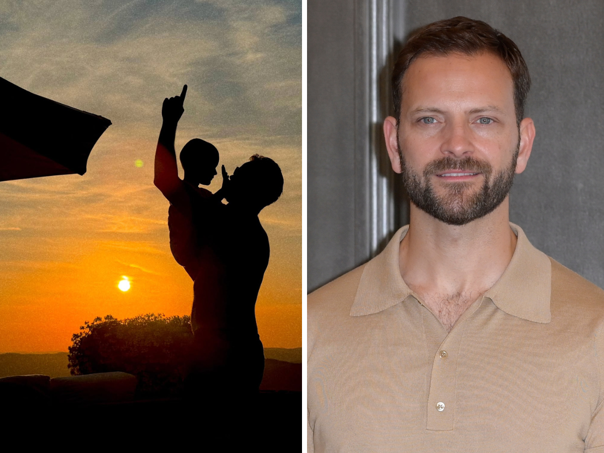 Alessandro Borghi: la rara foto al tramonto con il figlio Heima