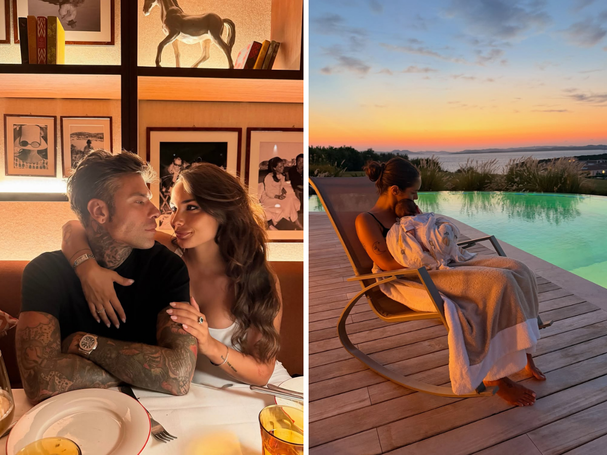 Fedez posta le foto della vacanza in famiglia con Giulia Honegger