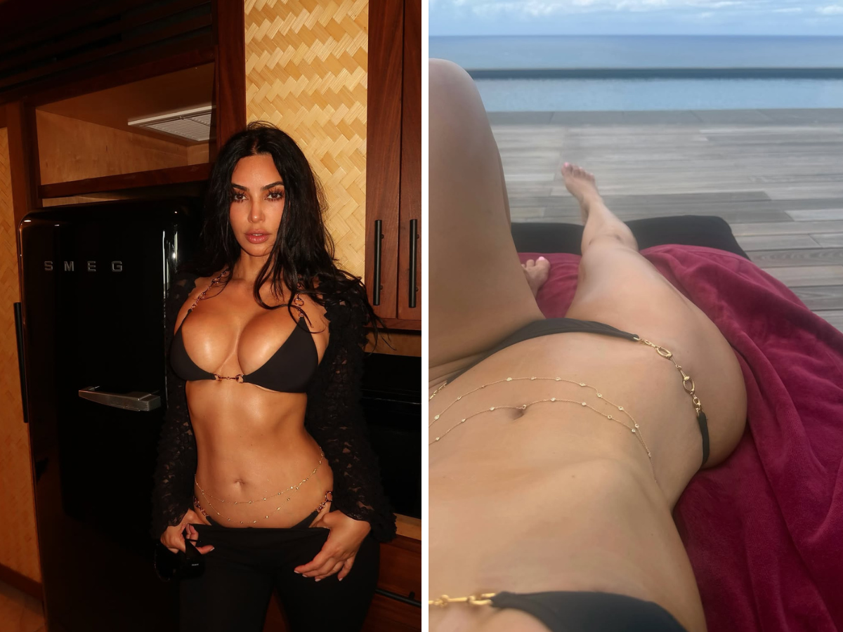 Per Kim Kardashian lo stile non va mai in vacanza: il nuovo trend