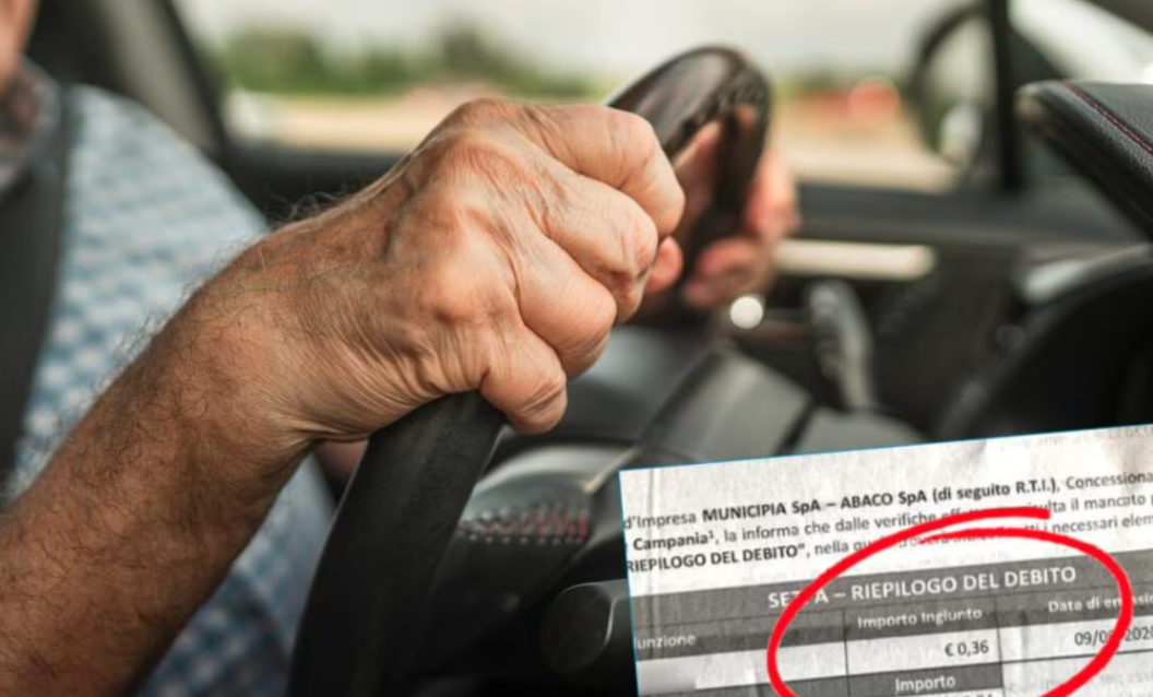 Fermo amministrativo dell’auto per un 70enne che aveva un debito di 36 centesimi