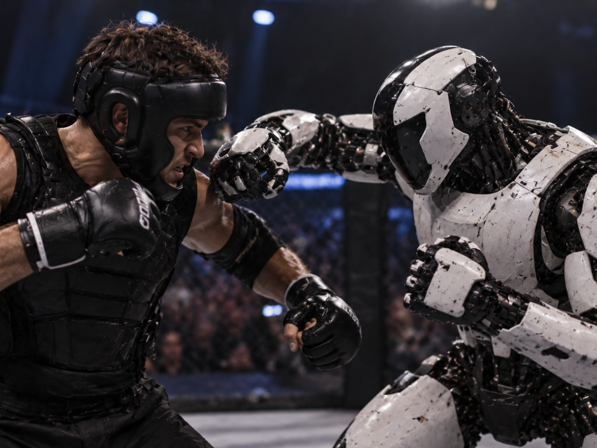 Uomo vs robot sul ring: il primo match della storia