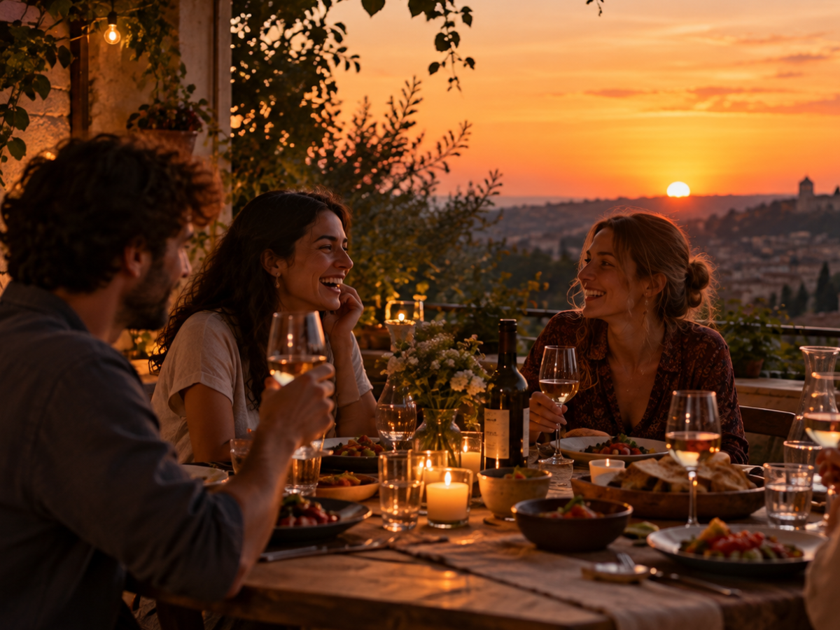 Dusking, la cena al tramonto che ti fa rallentare davvero