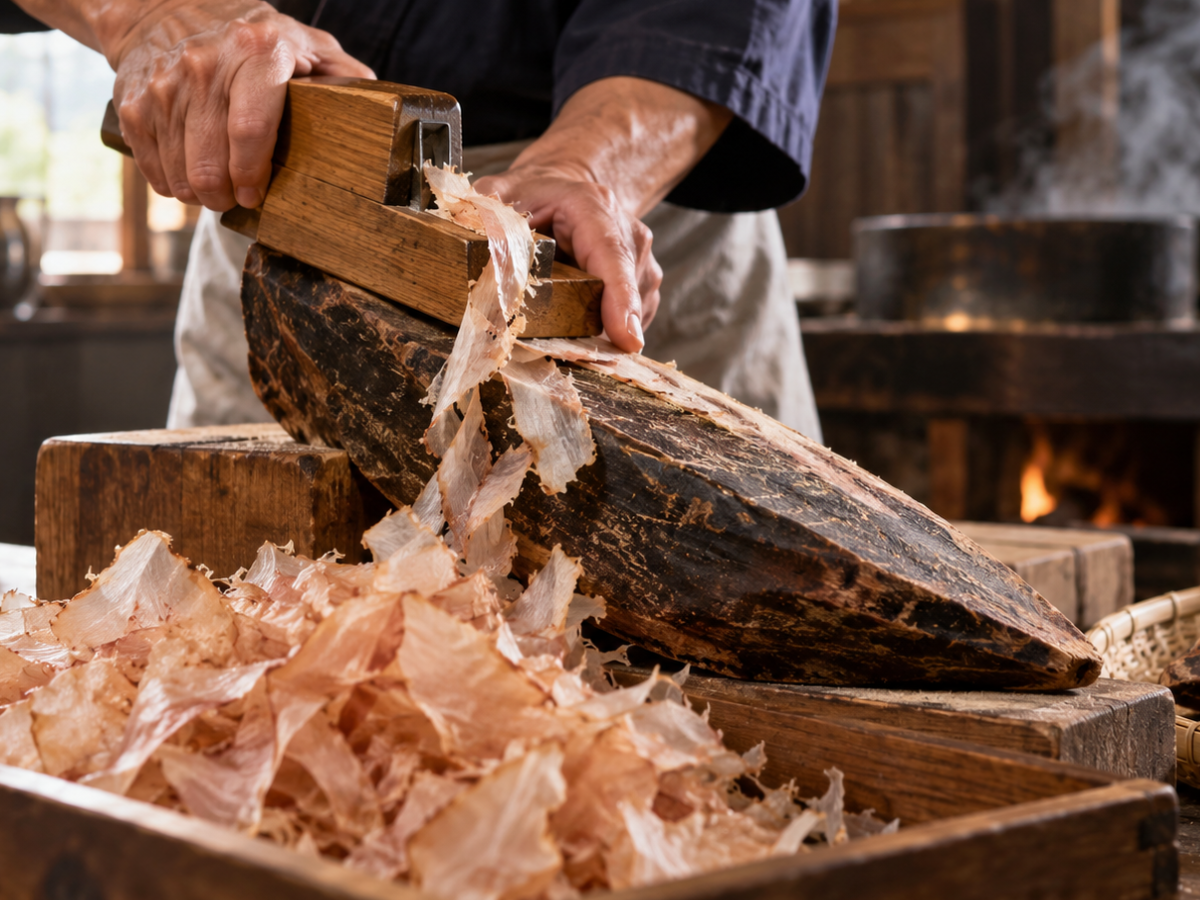 Katsuobushi: il pesce giapponese che si mangia “piallato”