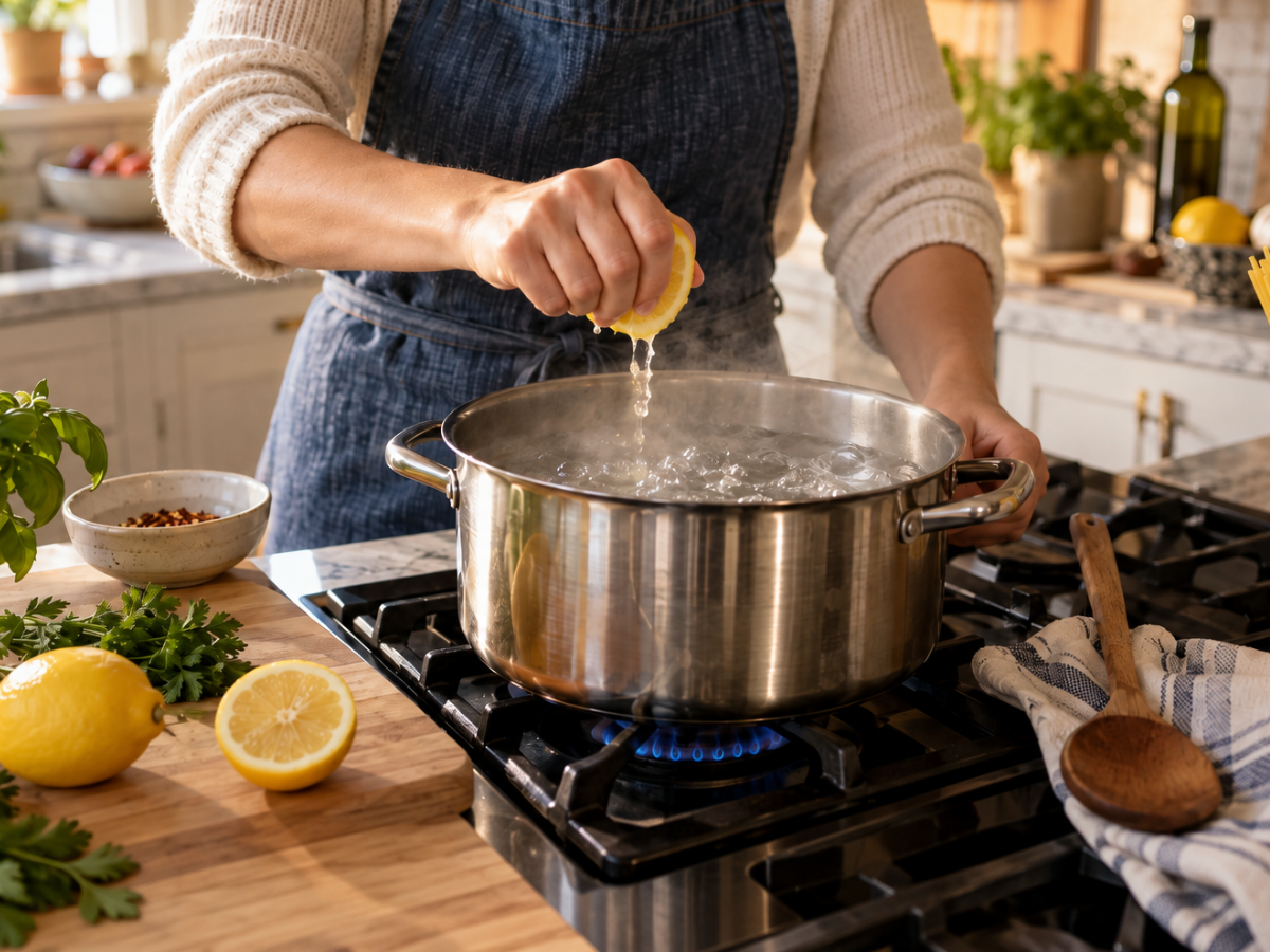 Limone nell’acqua per non far attaccare la pasta: serve davvero?