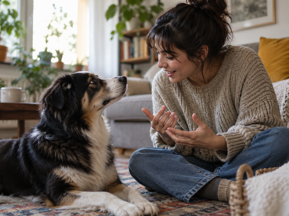 Fai le voci buffe al tuo cane? La scienza dice che è normale