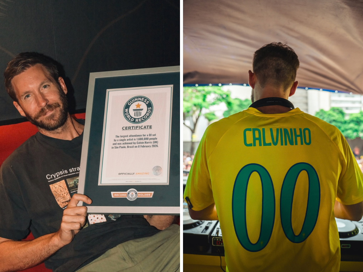 Calvin Harris da record: 1,6 milioni di persone per il suo dj set