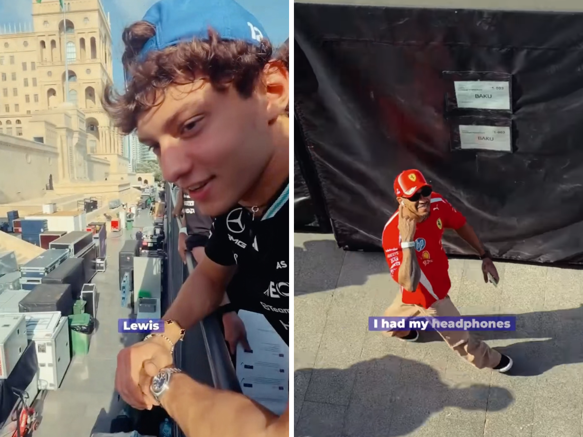 Antonelli prova a fare una foto con Hamilton, il siparietto virale
