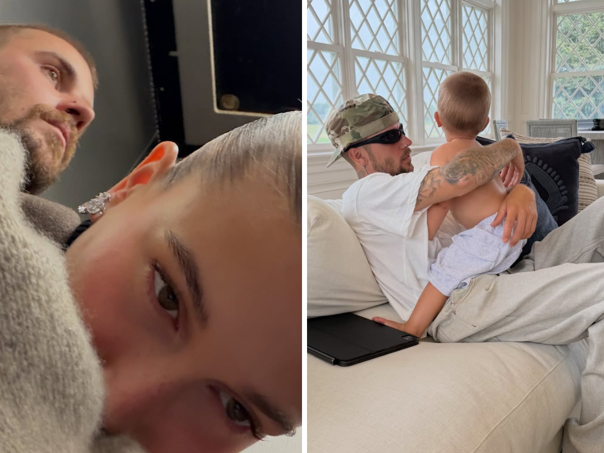 Justin Bieber, dolci scatti insieme ad Hailey e al figlio Jack Blues