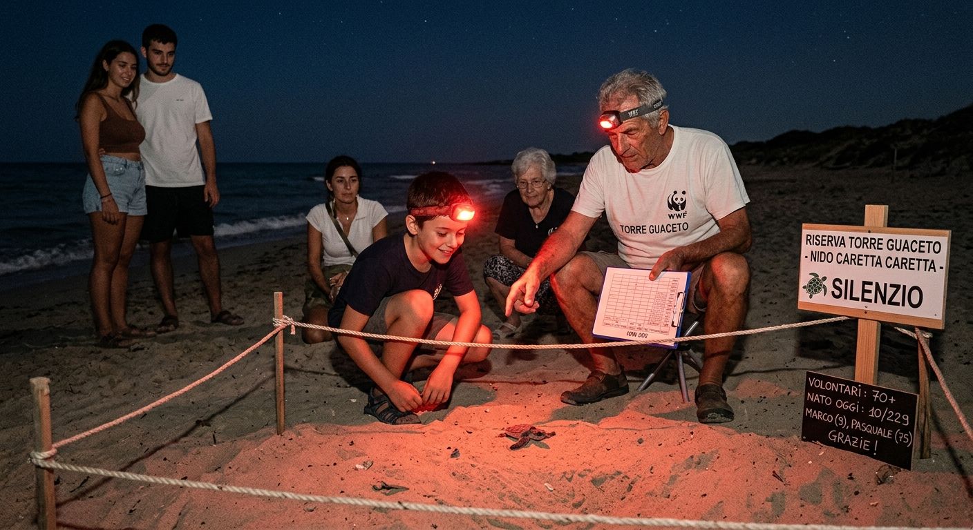 229 tartarughe marine salvate da una catena umana