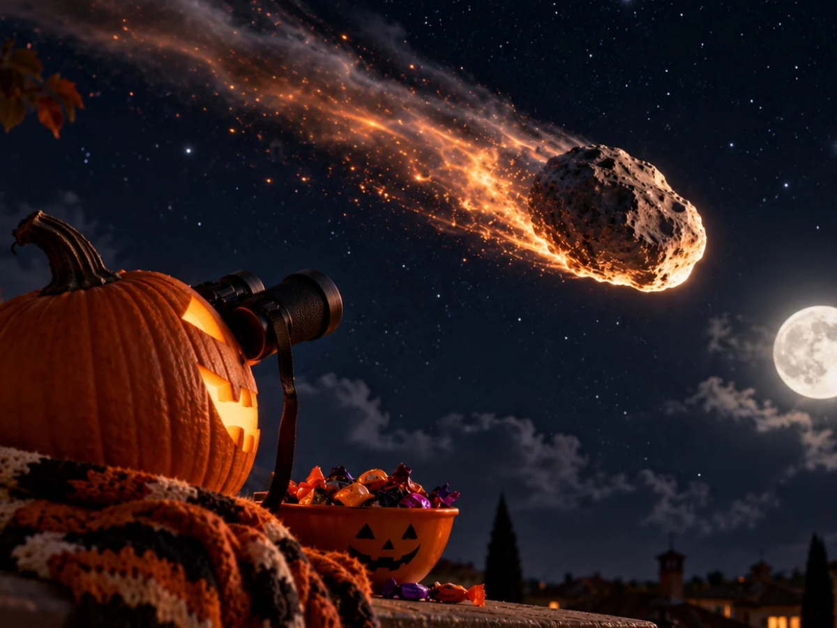 Asteroide in arrivo ad Halloween: ecco a che ora passerà vicinissimo