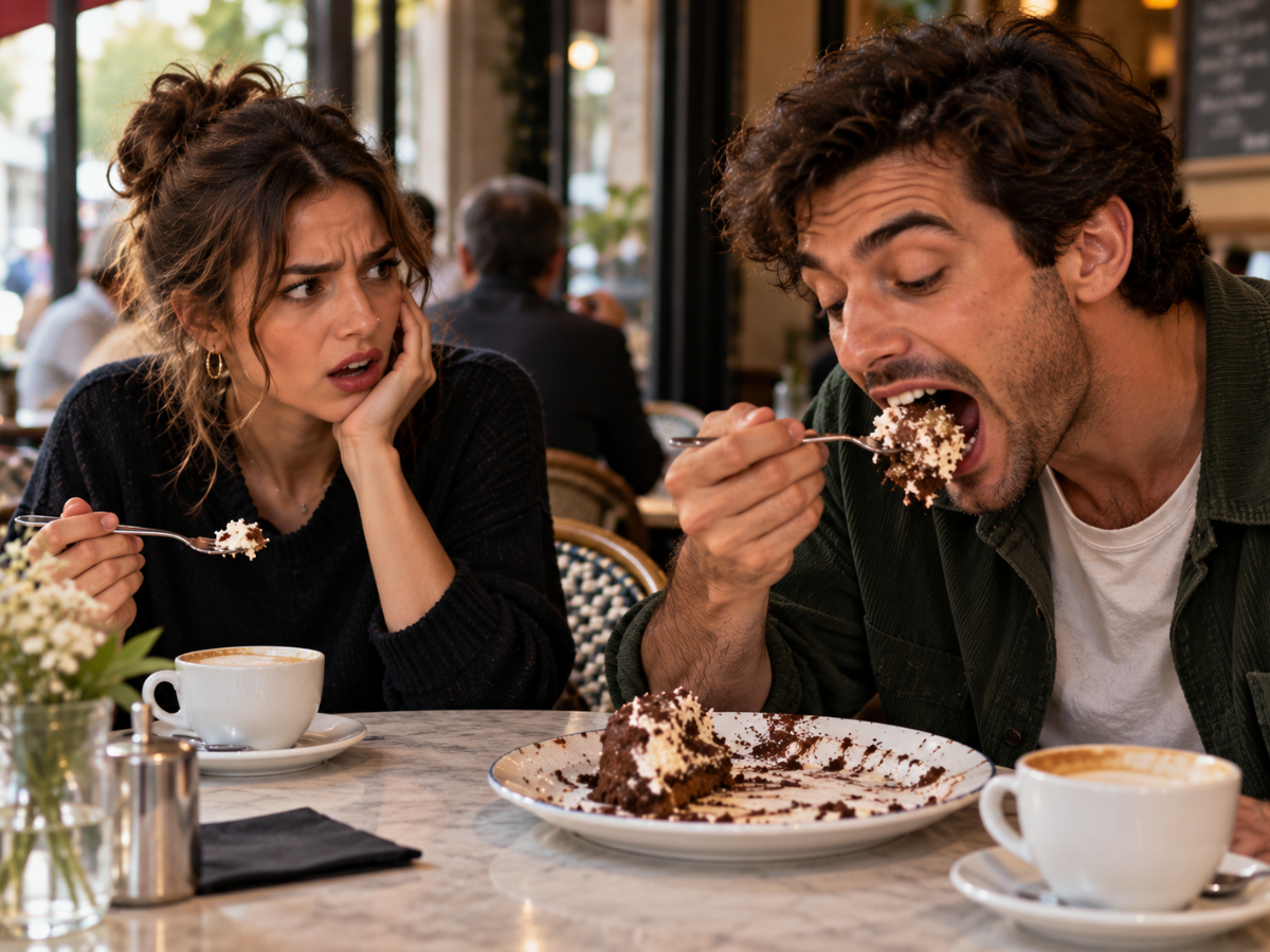 Dividere il dolce col fidanzato: altro che romanticismo! Il caso