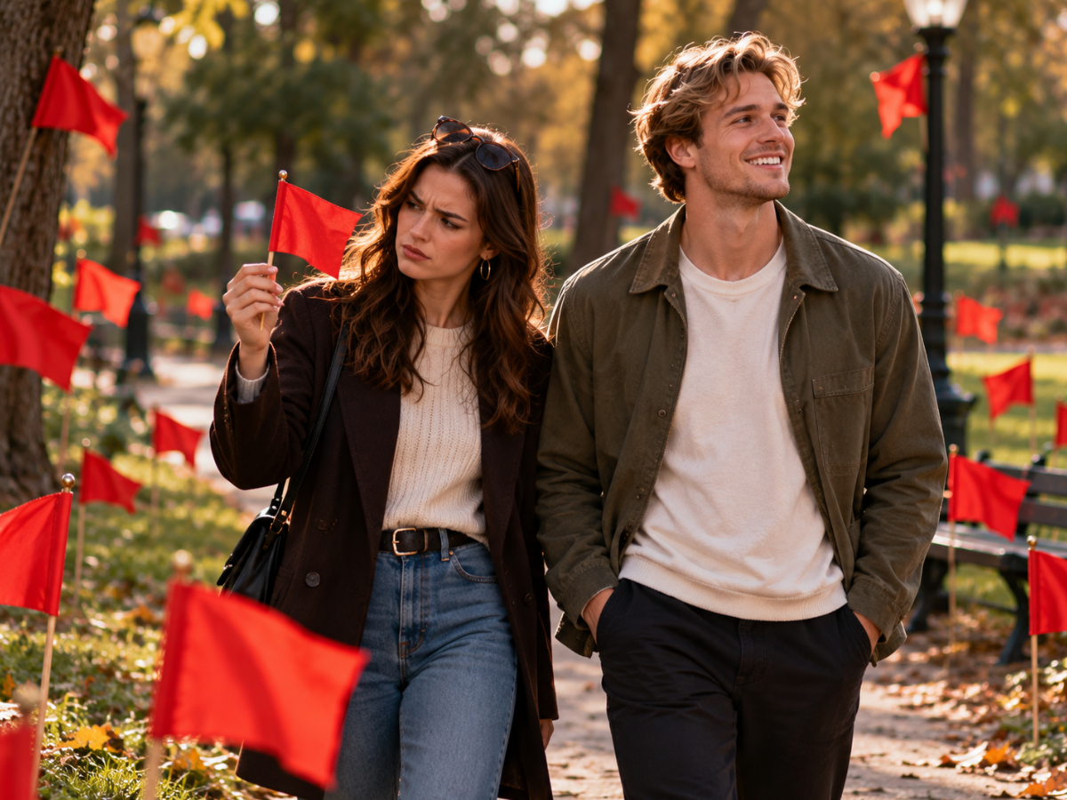 Dating, non tutte le red flag sono segnali d'allarme
