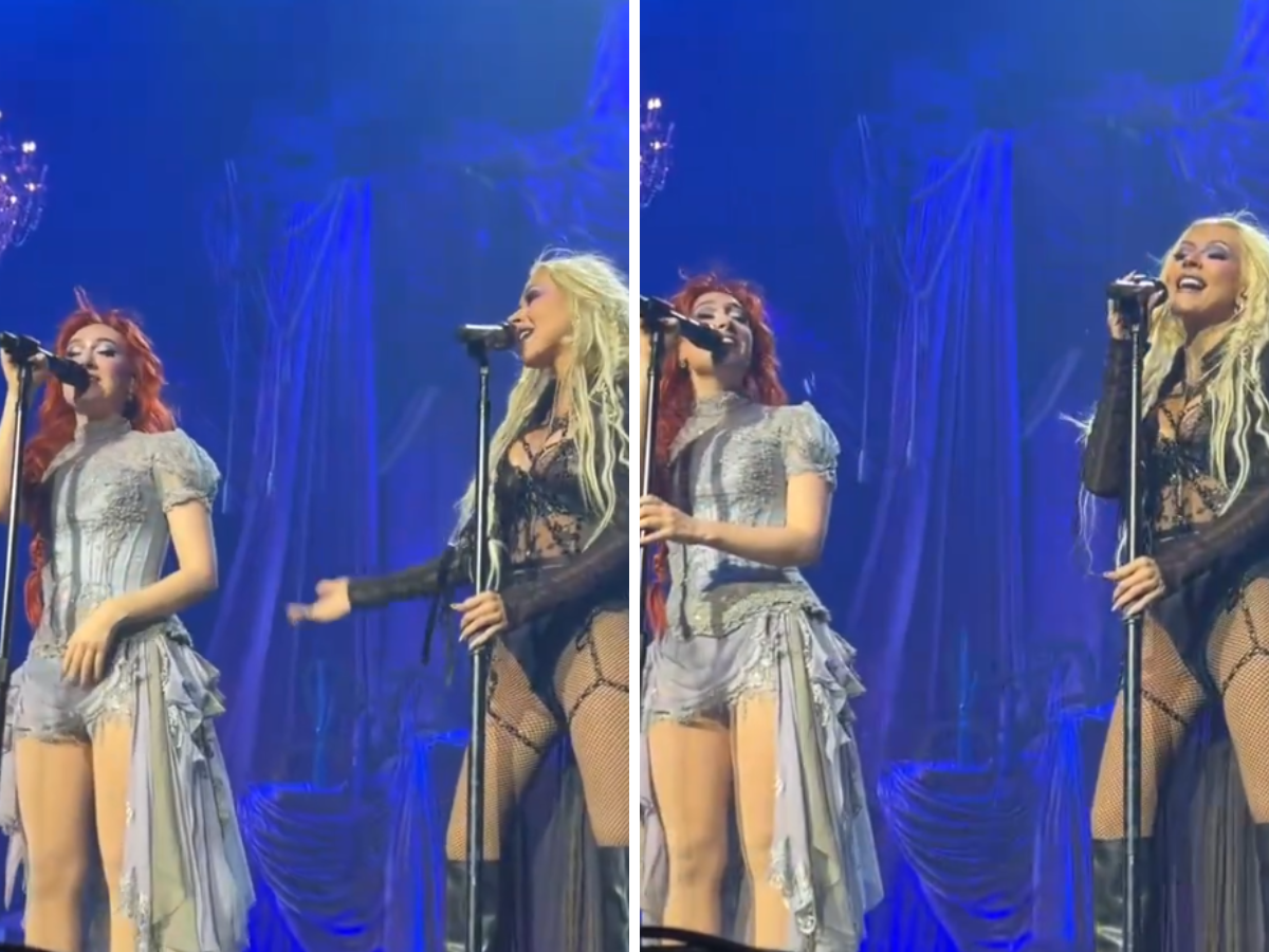 Chappell Roan sorprende i fan e porta Christina Aguilera sul palco