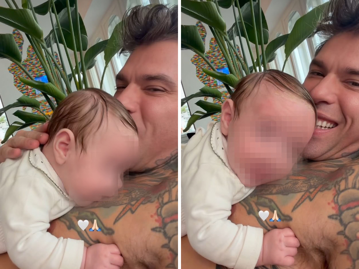 Fedez posta un dolce video con il figlio Edoardo Lupo tra le braccia