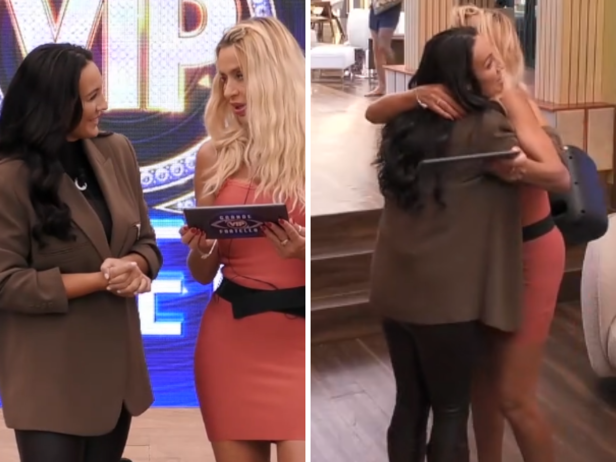 GF Vip: Francesca Manzini insegna una coreografia a Valeria Marini
