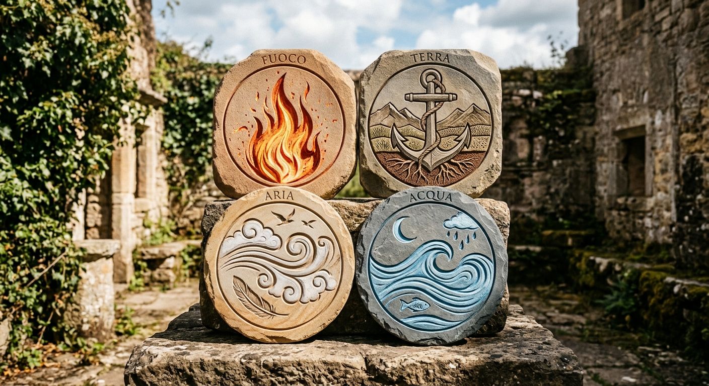 I 4 Elementi dell’Astrologia, simboli della Forza Vitale