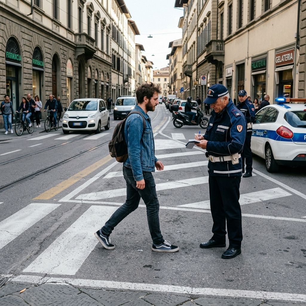 Attraversare in diagonale sulle strisce comporterà una multa di 160 euro