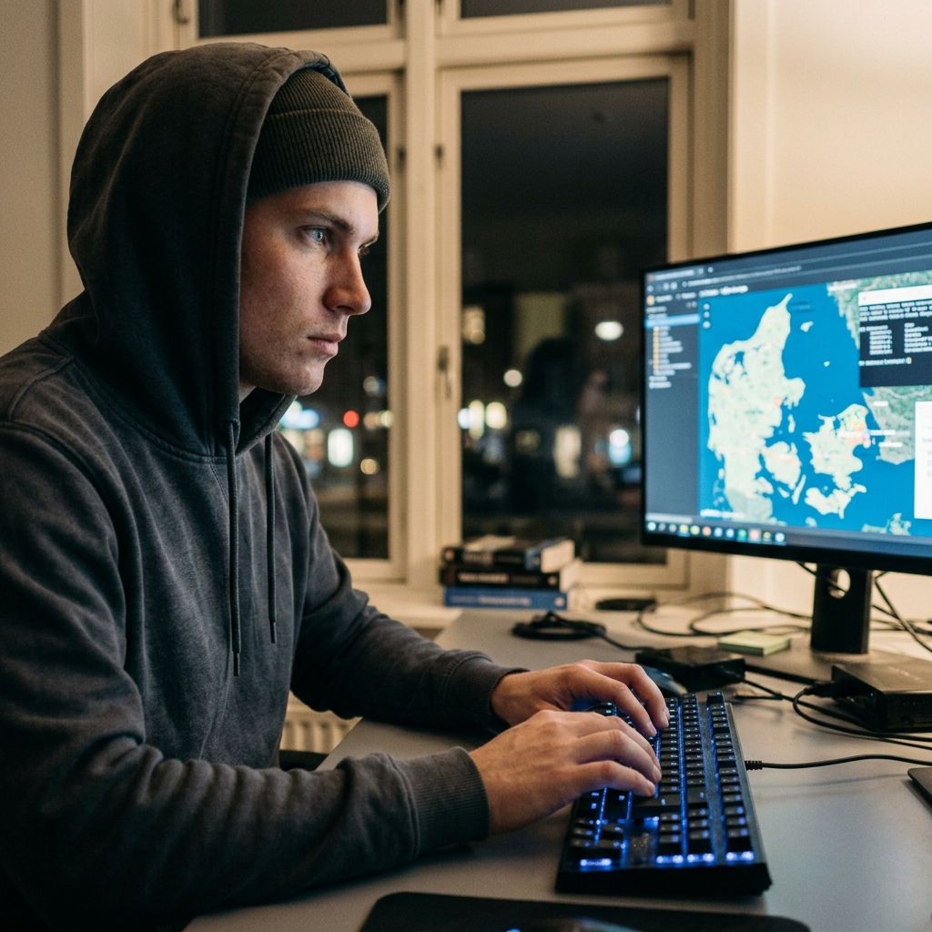 Digita la password 123456 e accede nel registro anagrafico della Danimarca