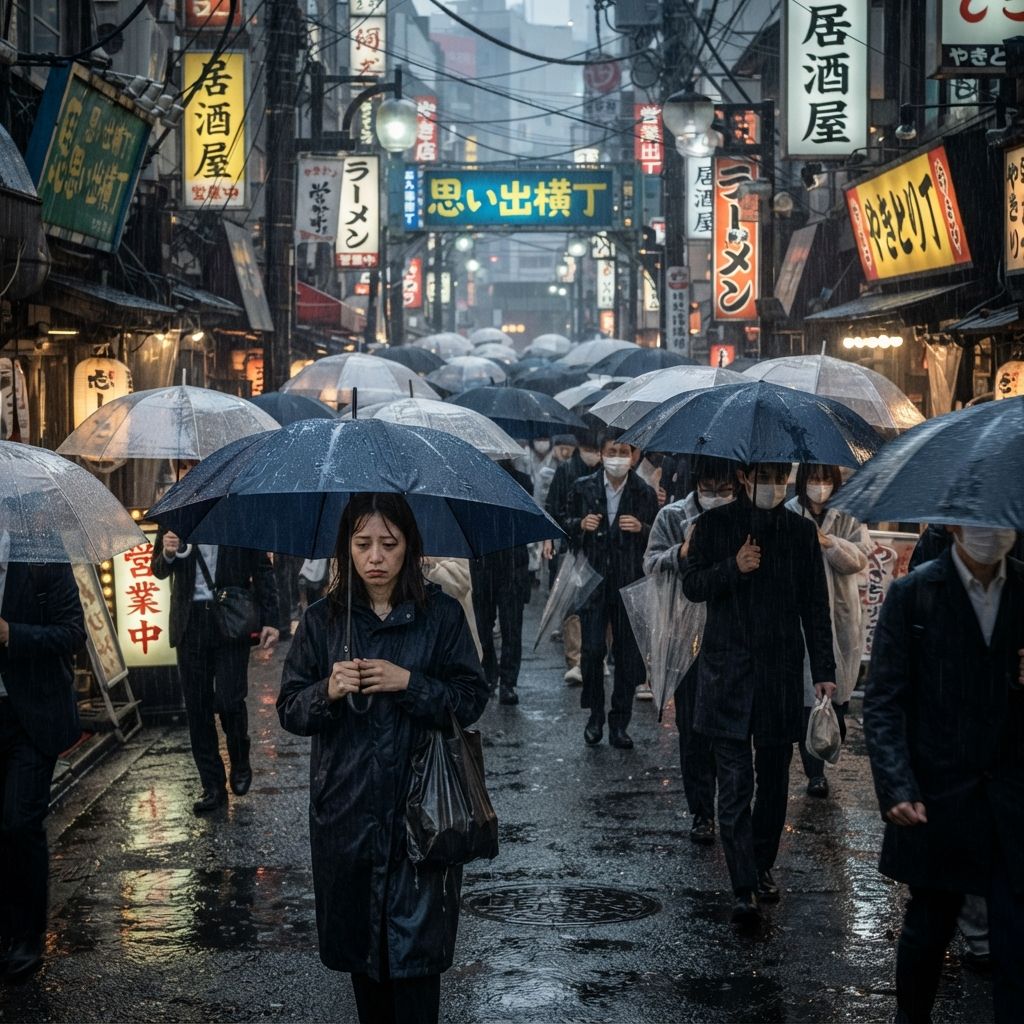 Tokyo, record di maltempo: piove da 35 giorni