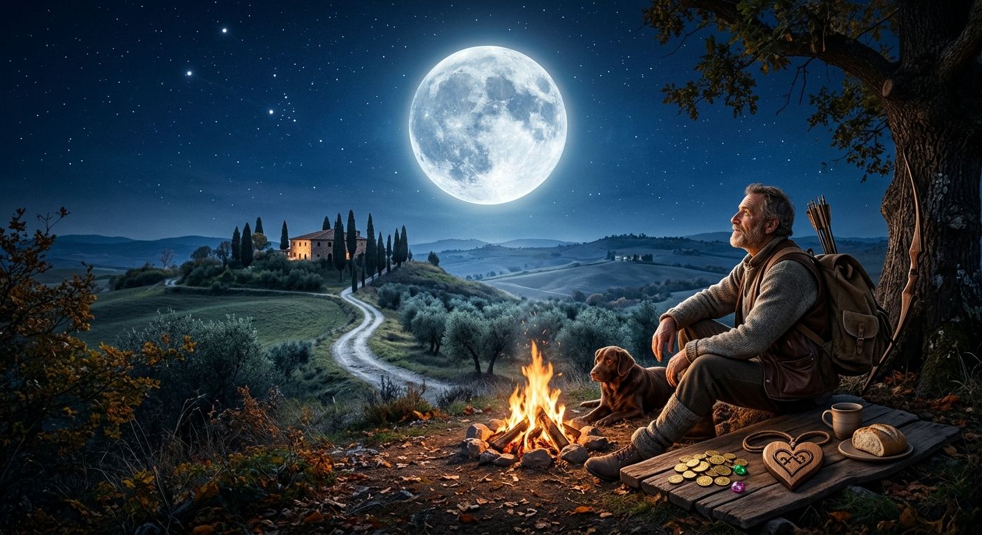 La Luna del Cacciatore in Toro: ritrovare la pace tra cuore e stabilità