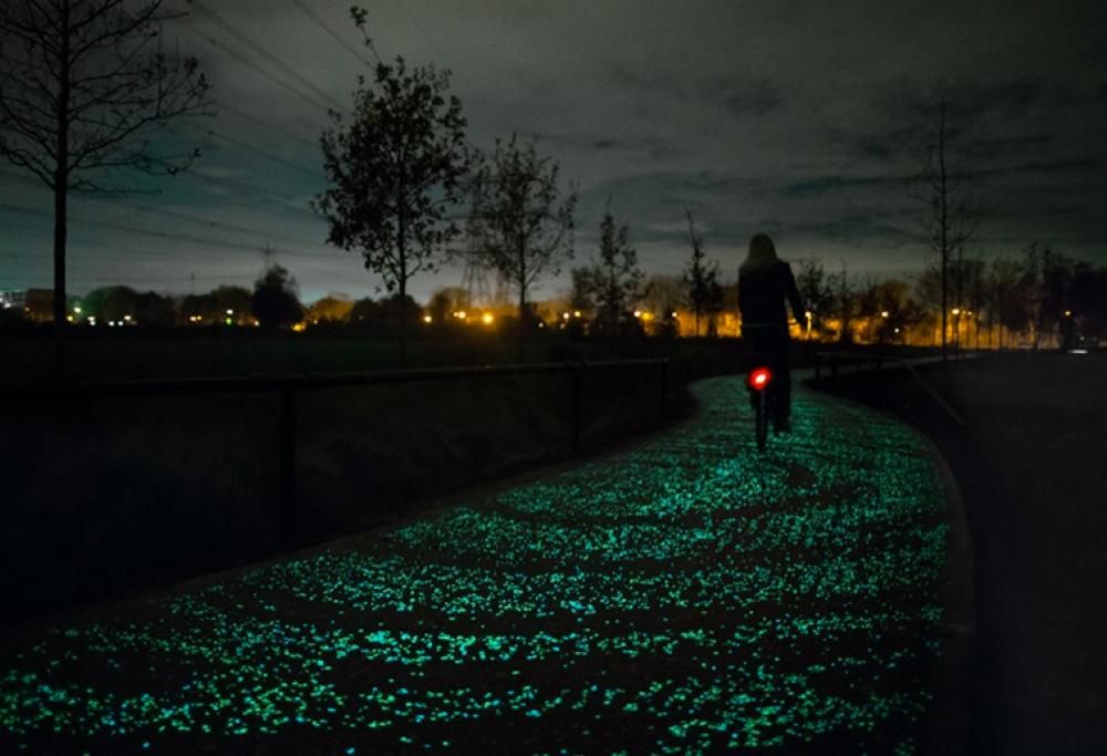La pista ciclabile ispirata a Van Gogh