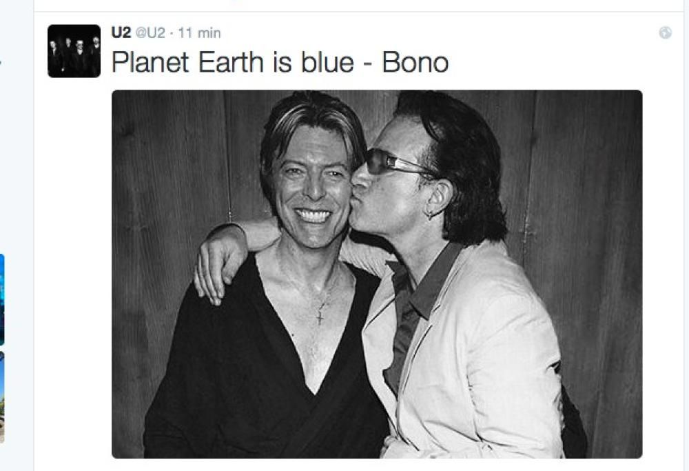 Ciao David: i messaggi d’addio di Bono, Mick Jagger, Madonna e tante altre star internazionali e italiane
