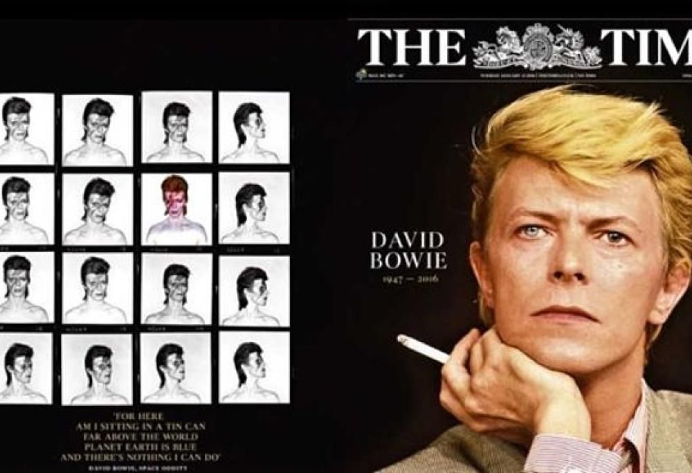 Addio David Bowie: le prime pagine dei quotidiani di tutto il mondo