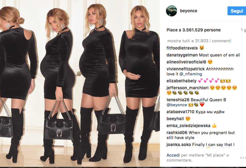 Beyoncé: i gemelli saranno dei maschietti?