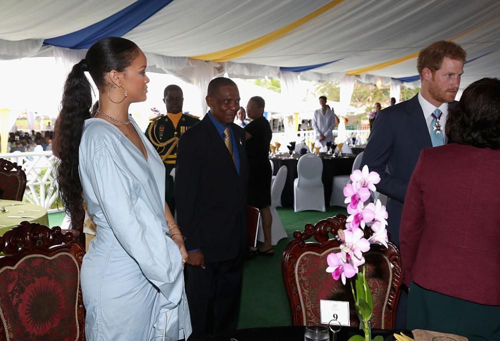 Rihanna: incontro con il principe Harry a Barbados