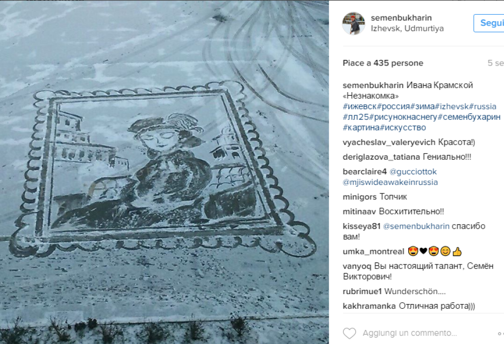 Sono opere d’arte, ma fatte sulla neve: ecco la gallery