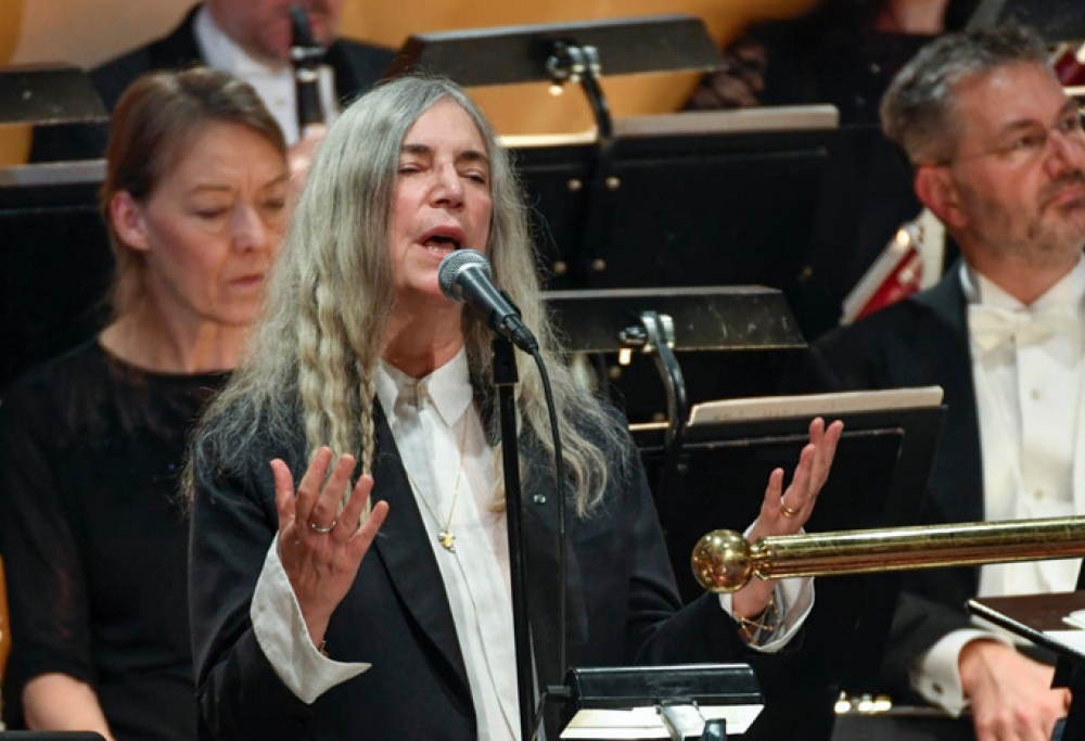 Patti Smith racconta la sua emozione durante la cerimonia di consegna dei Premi Nobel