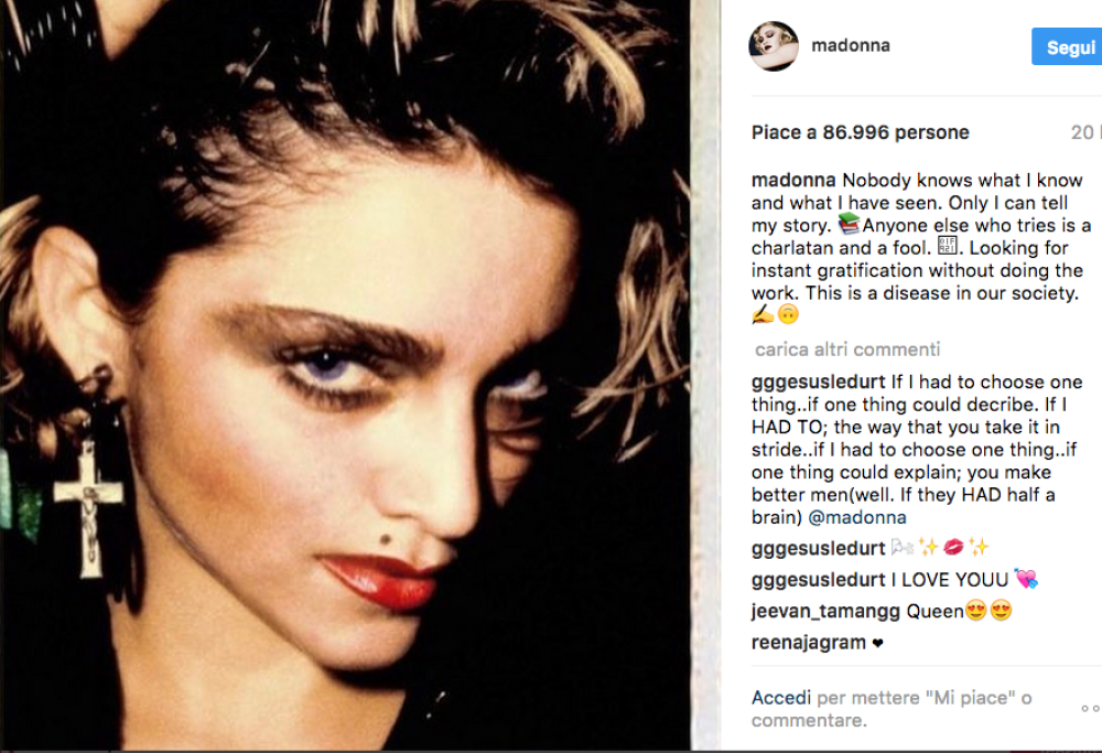 Madonna furiosa per il film sulla sua vita