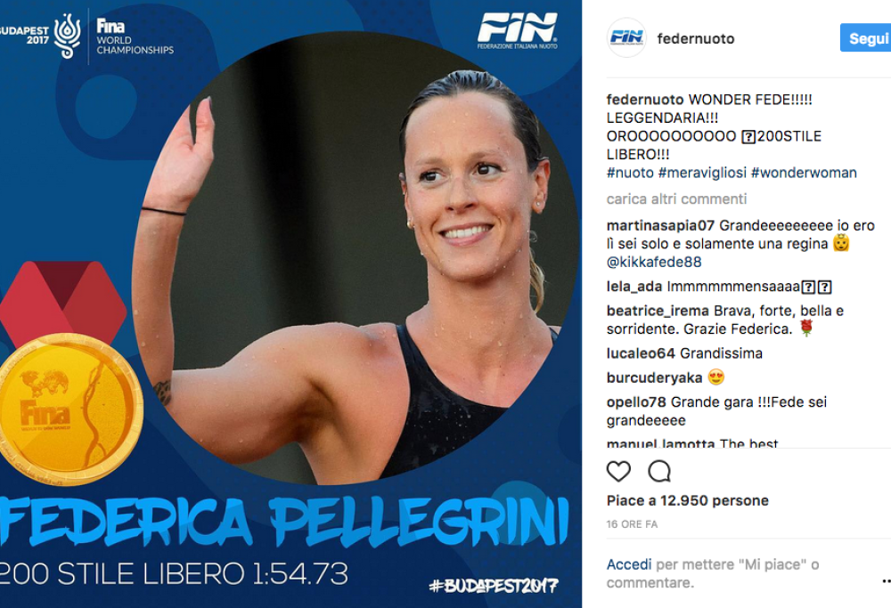 Federica Pellegrini conquista l’oro ai Mondiali di nuoto!