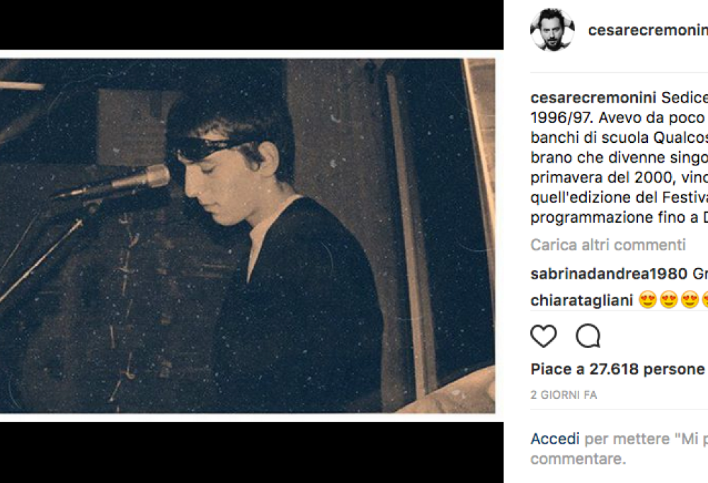 Cesare Cremonini come non l’avete mai visto!