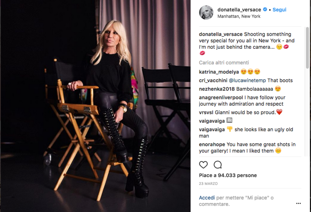 Auguri, Donatella Versace!