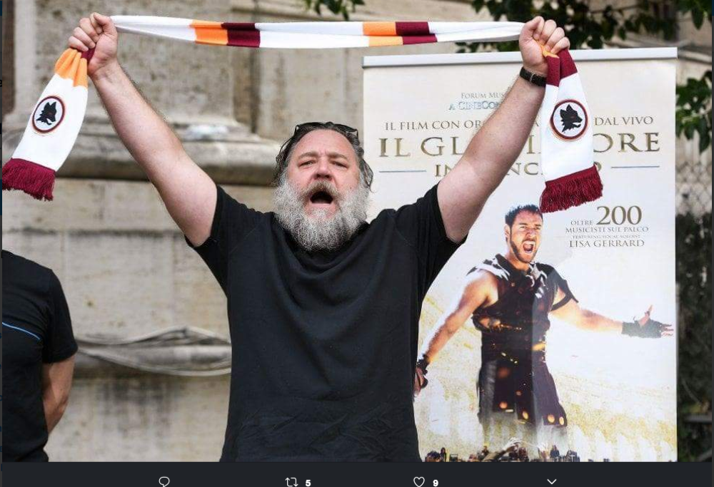 Russell Crowe parla del Gladiatore: Il primo film ha funzionato perché aveva un cuore morale