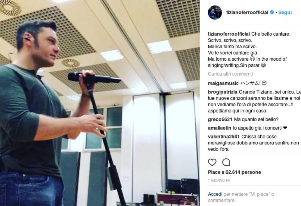 Tiziano Ferro: il nuovo album è già pronto!