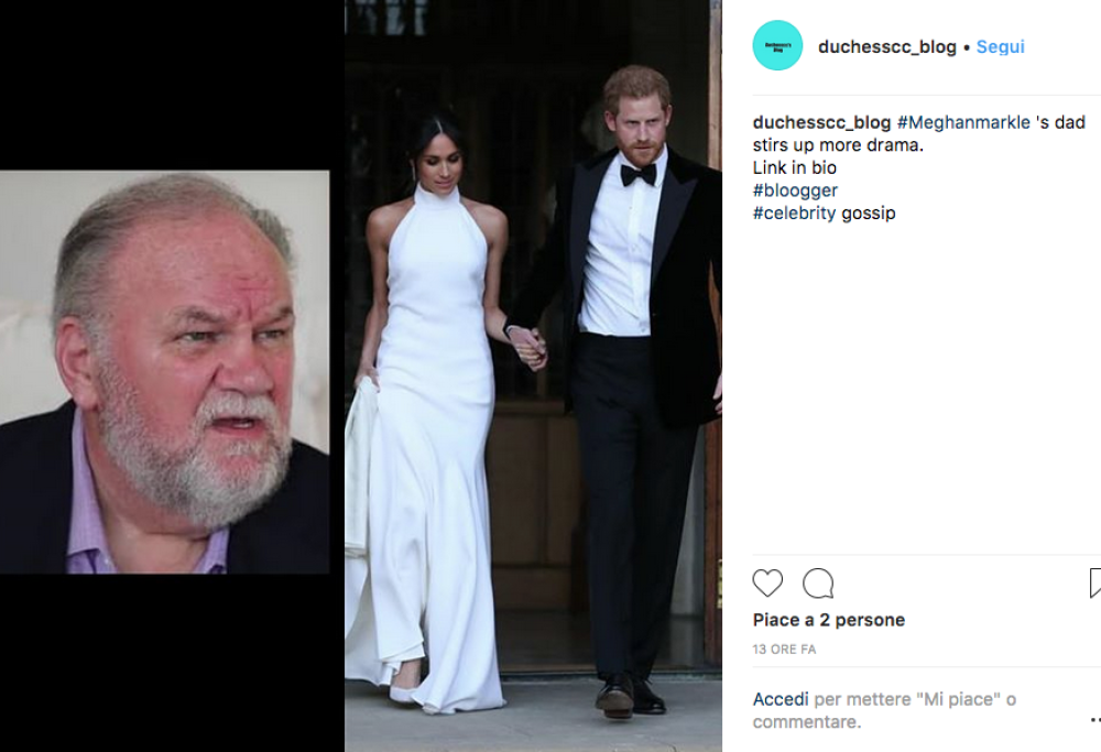 Meghan Markle: ecco cosa disse il padre Thomas ad Harry dopo lo scandalo dei paparazzi