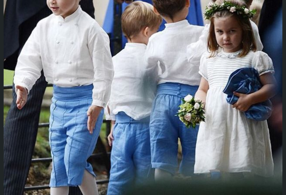 La piccola Charlotte e Baby George rubano ancora una volta la scena!