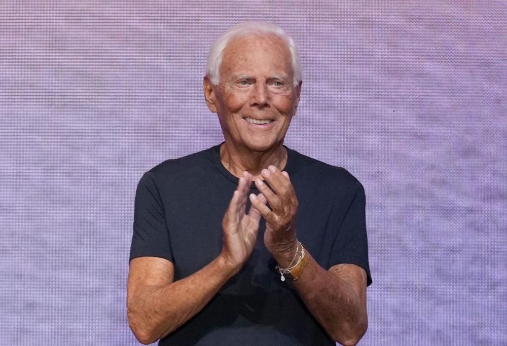 Giorgio Armani mette al primo posto la salute