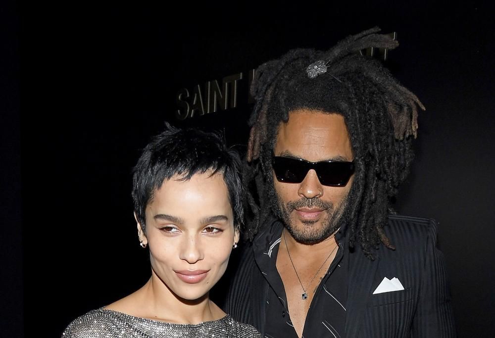 Lenny Kravitz papà orgoglioso della sua Zoe