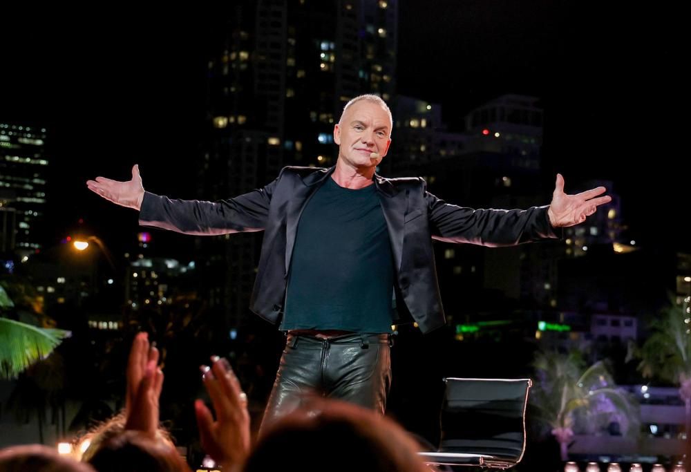 Sting: torna a mostrarsi in pubblico
