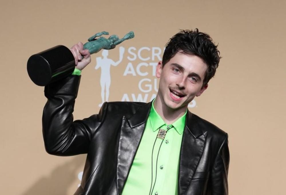 Timothée Chalamet  è il più giovane attore di sempre ad aver vinto il SAG Award