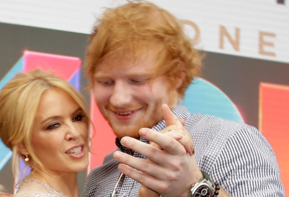 Ed Sheeran canta con Kylie Minogue